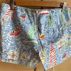 Lilly Pulitzer print shorts, size 0